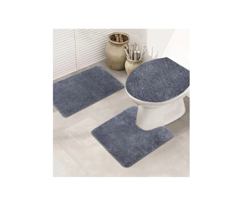 Set Covorase Baie Wx Antiderapant 3Pcs Diverse Culori